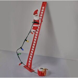 Climbing Santa Decorative Christmas Figurine Red - Wondershop - NEW IN BOX